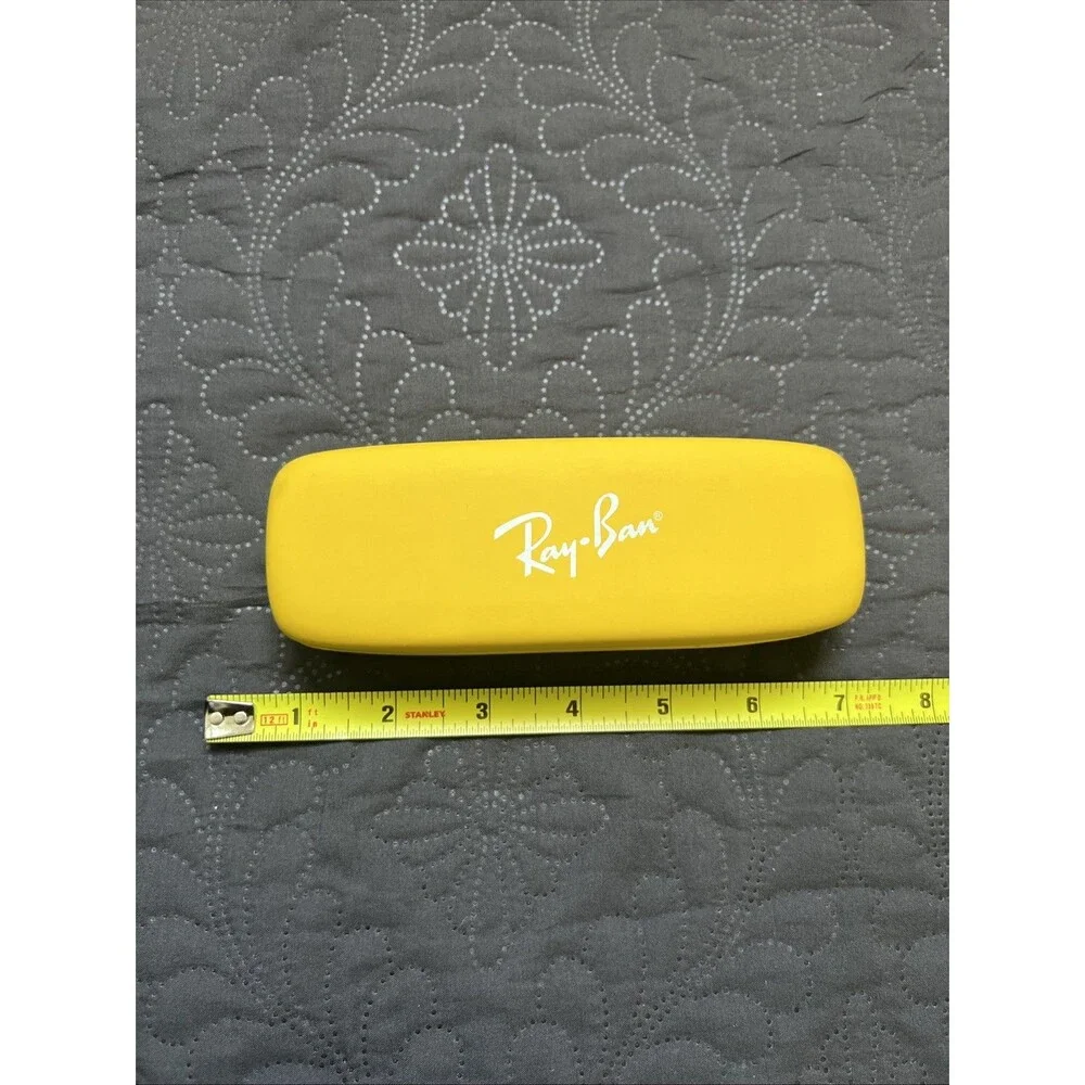Ray Ban Yellow Glasses KINGDA Hard Clamshell Eyeglasses Case Red Interior Kids